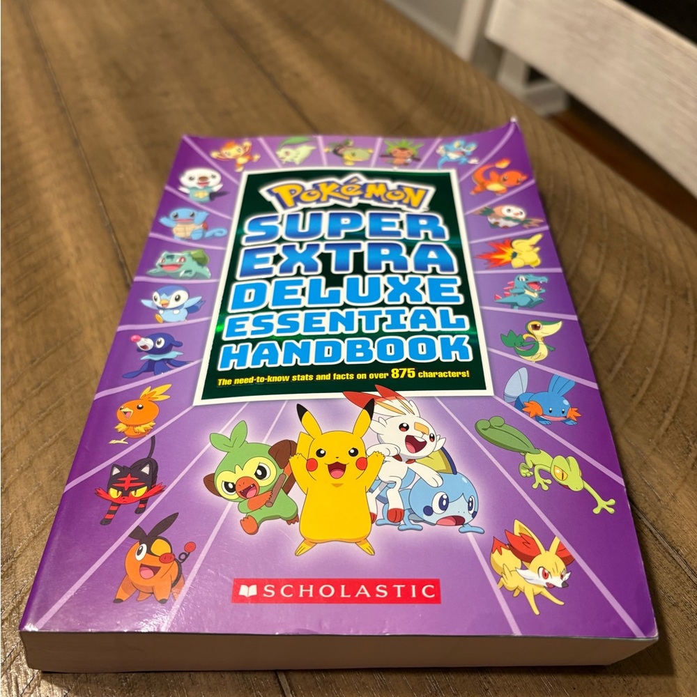 Scholastic Purple Pokemon Handbook